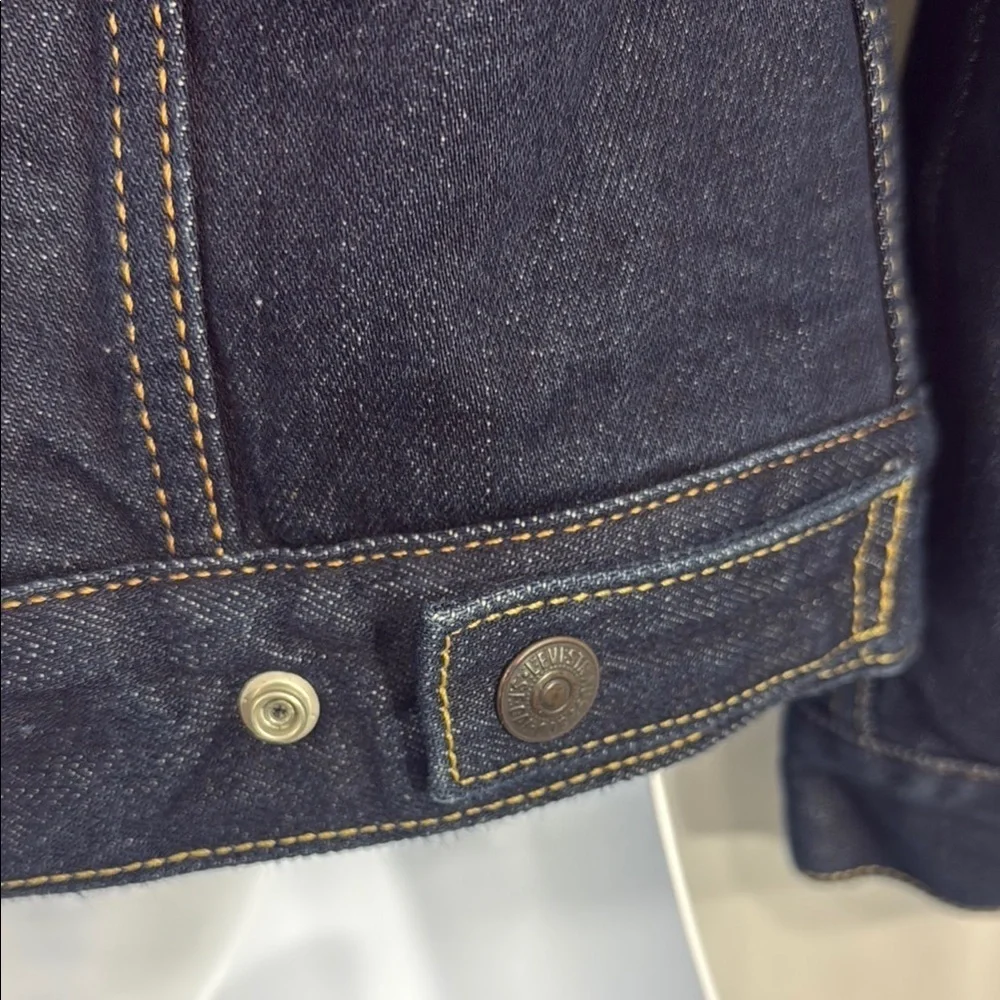 Levi’s Red Tab Sherpa Denim Jacket Wool Lined XS